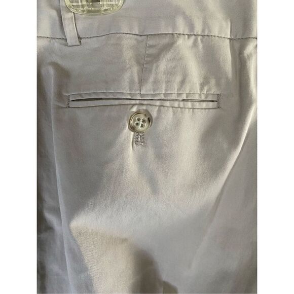 Theory C Westside ￼women’s tailored khaki tan flared pants s/ 4 - Picture 8 of 8